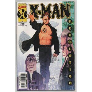 X-Man 63 Marvel Comics 2000 VF 8.0 Olivetti Cover A Warren Ellis Counter X
